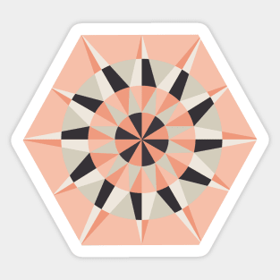 Kaleidoscope Retro Pearl Sticker